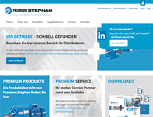 Tablet Screenshot of premium-stephan.com